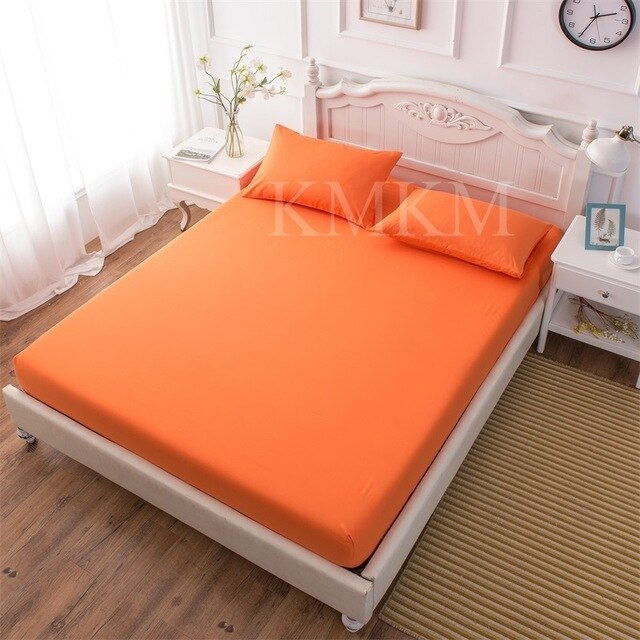 3PCS Bed Sheet Set Fitted Sheet with Pillow Case Bedding Mattress Cover Brushed Microfiber Ultra Soft Hypoallergenic Breathable